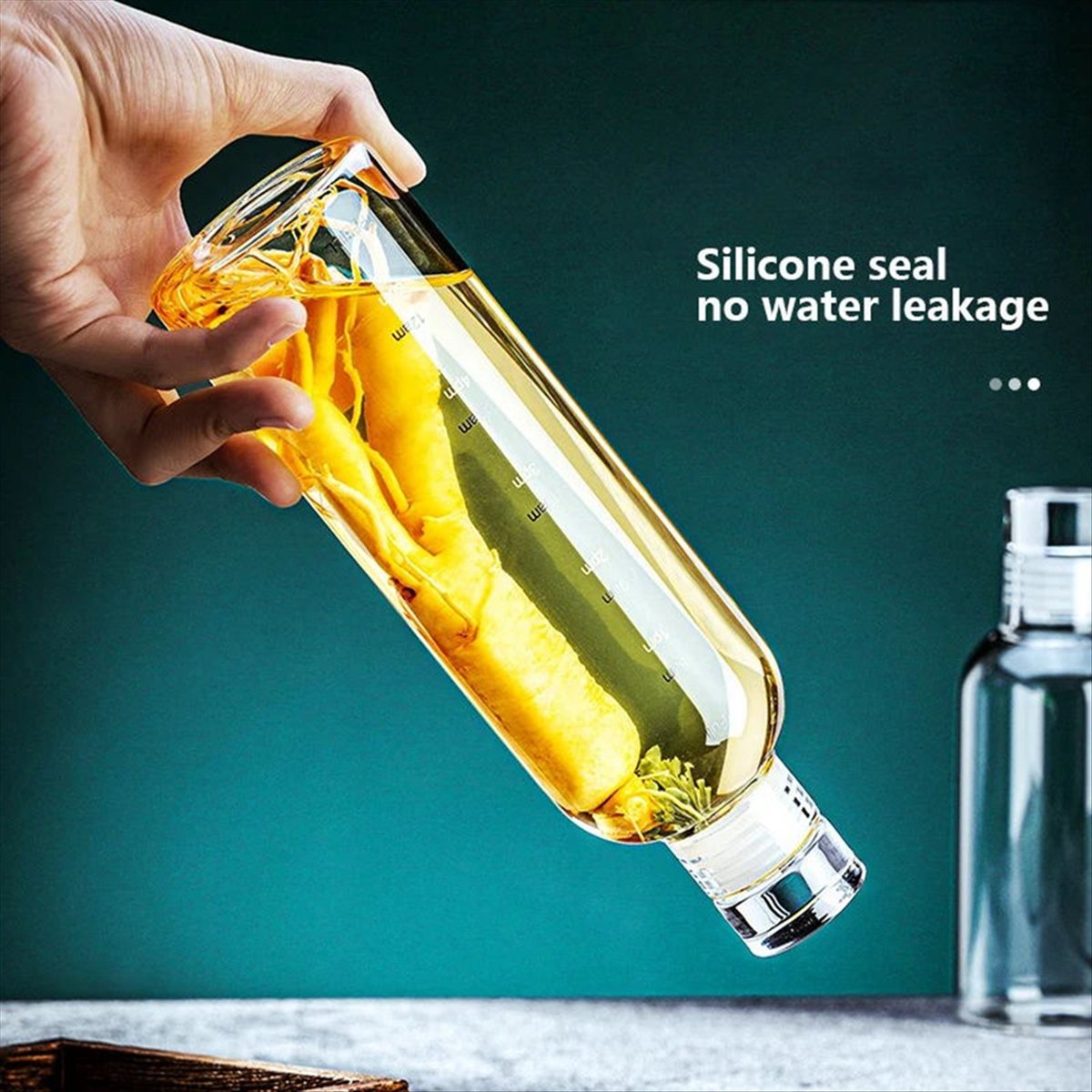 Outdoor Sport Glass Water Bottle - Okay Botella de agua deportiva de