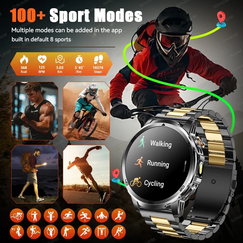 Nuevo reloj inteligente milita - Outdoor Sports Adventure reseña y precio
