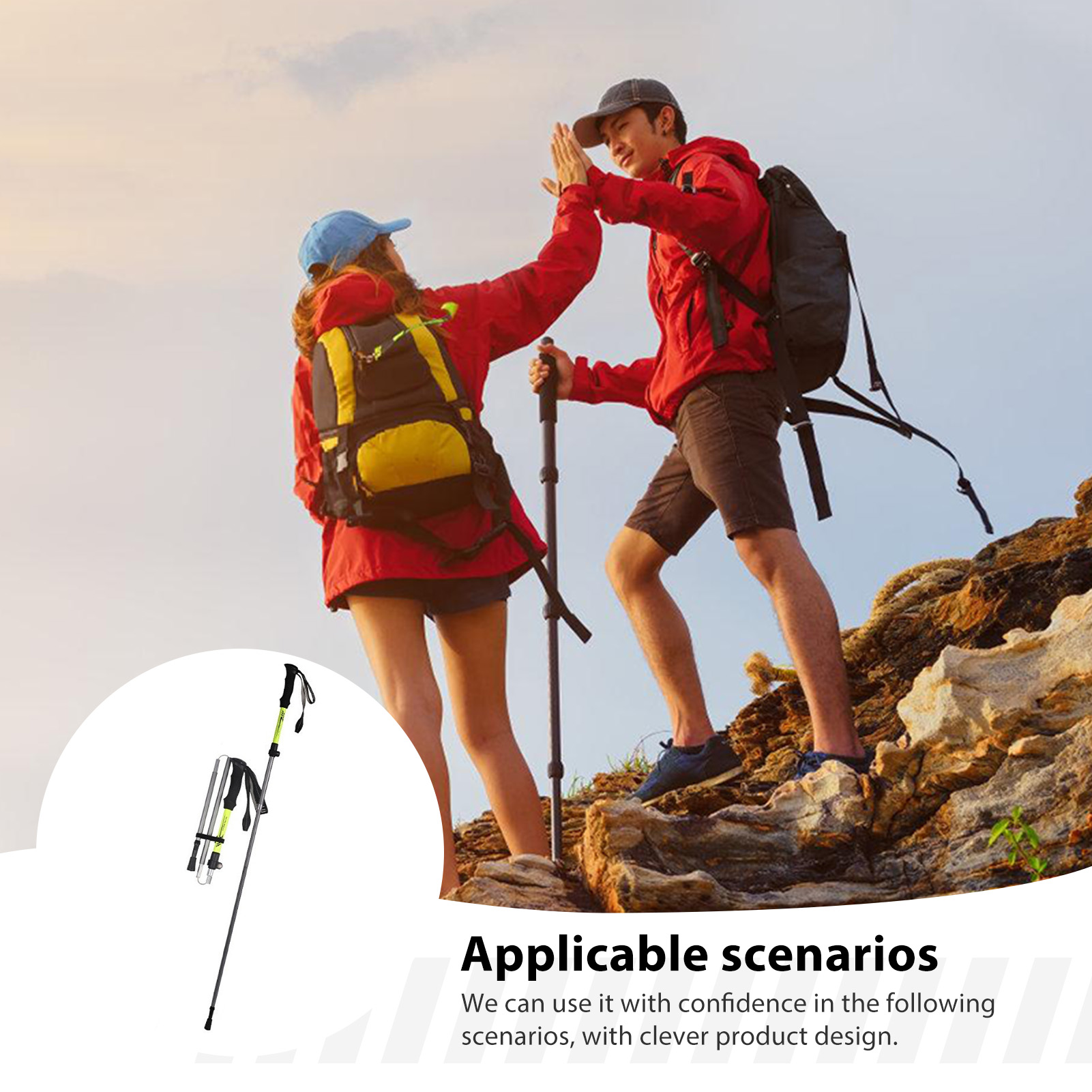 Bastón de Trekking de Aleación - Outdoor Sport Climbing Gear reseña y precio